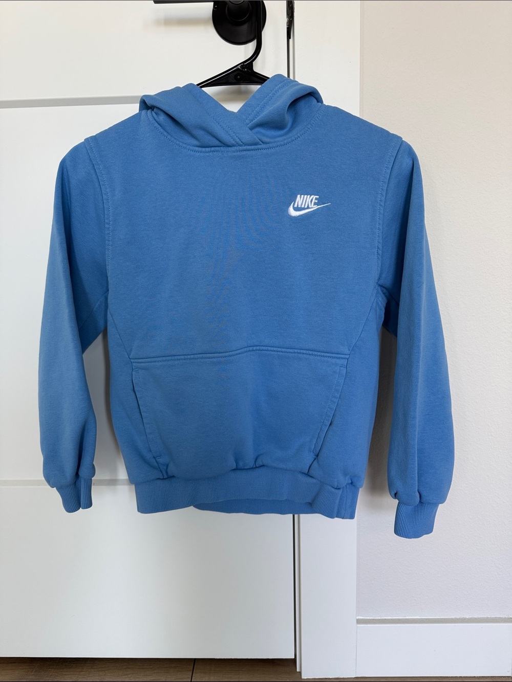 Nike Kids Blue Hooded Pullover Sweatshirt